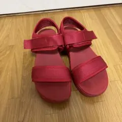 スポーツサンダル レッド マジックテープのサムネイル