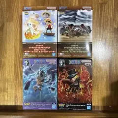 ワンピース　ワーコレ　シャンクス　白ひげ　ルフィ　サボ　メリー号　セット