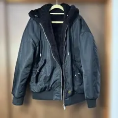 ZARA リバーシブル ボンバージャケット Lサイズ ブラック MA-1