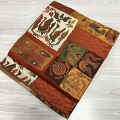 く*こ様 O-399 名古屋帯 松葉仕立て 八寸 正絹 着物