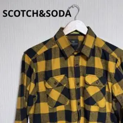 SCOTCH&SODA スコッチ&ソーダ ROCK NOIR チェックネルシャツ
