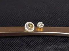 K18ダイヤモンドスタッドピアス(0.15ct、片耳のみ、キャッチあり)⑥のサムネイル