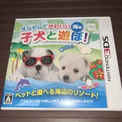 3DS オシャレでかわいい 子犬と遊ぼ! -海編-