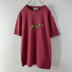 crocodile【クロコダイル】Tシャツ　半袖　デカプリント　ワニ　サイズM