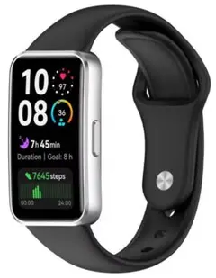【新品】HUAWEI band10,9,8 用　シリコンバンド ブラック
