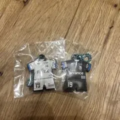 【セット売】川崎フロンターレ　河原創　ユニフォームラバーキーホルダー