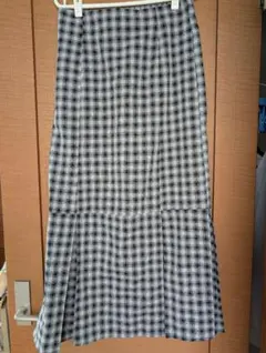 最終値下げ！しまむら てらさんコラボ チェックスカート