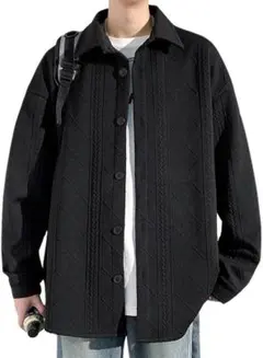 シャツ メンズ 長袖 秋 ゆったり カジュアル XL