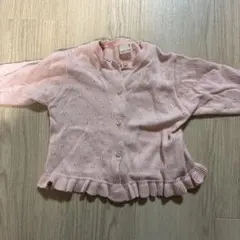 petit main カーディガン 80 ピンク