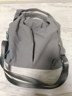 グローバルワーク　ショルダーバッグ　撥水軽量2WAYポケットファスナートート