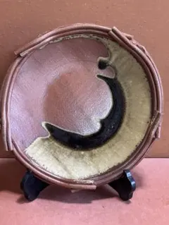 河井寛次郎作柿緑釉葡萄蔓形九寸皿　一点物 河井寛次郎作柿緑釉葡萄蔓形九寸皿 一点物 - メルカリ