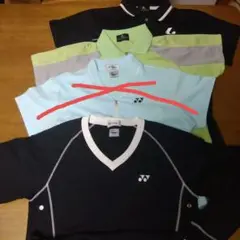 LUCENT＆＆YONEX＆FILA ポロシャツと長袖　5枚セット