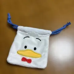【未使用】はぴだんぶい　シークレットミニ巾着ポーチ　あひるのペックル