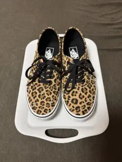 VANS Authentic レオパード柄 スニーカー ラインストーン