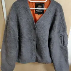 ALPHA INDUSTRIES　レディース ボアフリースジャケット L