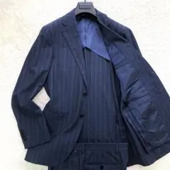ビームスエフ スーツ セットアップ 46/Mサイズ位 ネイビー