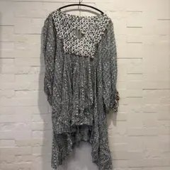 FP ONE 総柄 チュニック ワンピース　free people