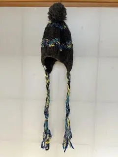 Coal ポンポン付きニット帽 グレー