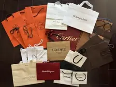 高級ブランド ショップ袋・リボンセット