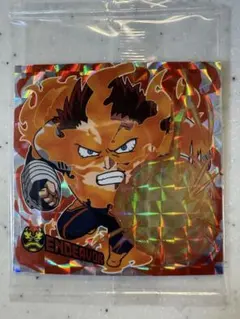 ヒロアカ　ウエハースシール　エンデヴァー ホログラムステッカー