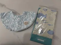 Sanrio baby 花柄 スタイ、オーガニックハンカチ