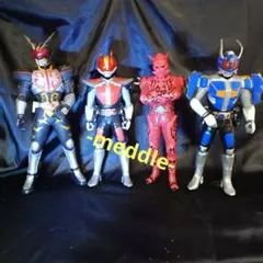 仮面ライダー 30cm ソフビ・フィギュア 4体セット