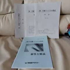 早慶ファイナル模試 2020年 解答と解説