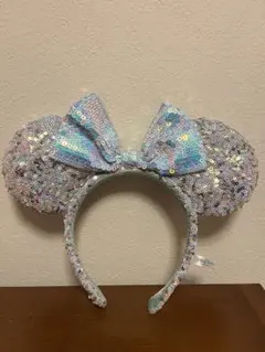 ミッキー耳型カチューシャ スパンコール