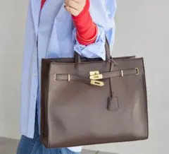 スローブイエナIENAトートバッグオフィス仕事もA4OKブラウン - メルカリ