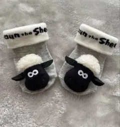西松屋　Shaun the Sheep ひつじのショーン　ベビー靴下　7〜9cm