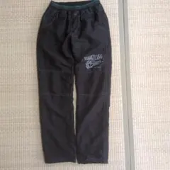WINNERZ56 ブラック ロングパンツ　裏地フリースサイズ160男児男の子