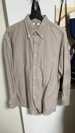 UNIQLO U ストライプ ボタンダウンシャツ