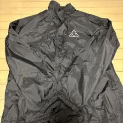 HUF ナイロン コーチジャケット ブラックのサムネイル