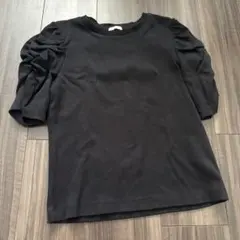 GU リブボリュームスリーブコンパクトT(半袖)