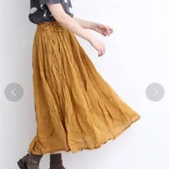 【bulle de savon】  コットンボイル サイドリボンスカートのサムネイル