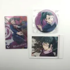 呪術廻戦 禪院真希 缶バッジ ぱしゃこれ ウエハースカード
