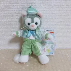 【新品タグ付き】ダッフィー＆フレンズ　20周年ぬいぐるみバッジ　ジェラトーニ