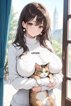 m1213 AIイラスト　かわいい　A4ポスター