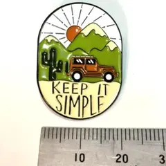 ピンバッチ アウトドア jimny jeep