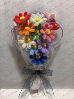 モールフラワー 花束 ミニブーケ カラフルカラーのサムネイル