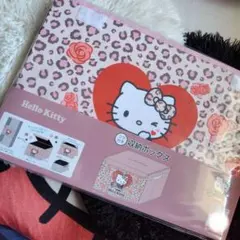 ハローキティ　フタ付き収納ボックス　【新品未使用】レオパード柄　しまむら