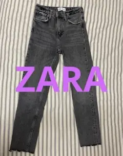 ZARA デニムパンツ　ダメージ加工