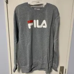 新品　FILA グレー トレーナー Ｌサイズ　値下げ