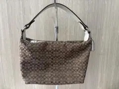 COACH コーチ アクセサリーポーチ ミニハンドバッグ シグネチャー