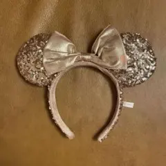 【美品】ゴールドスパンコールカチューシャ