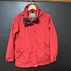 ✨激安✨L.L.Bean フード付き赤マウンテンパーカー M