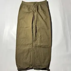 YAECA write military trousers wide pants