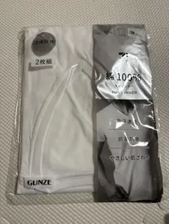 GUNZE メンズインナー 2枚組 綿100%