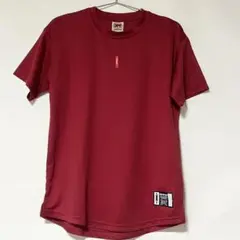 3PT スリーポイント　Tシャツ　速乾　えんじ　赤 メンズ　S