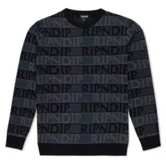 RIPNDIP ロゴ入りニットセーター